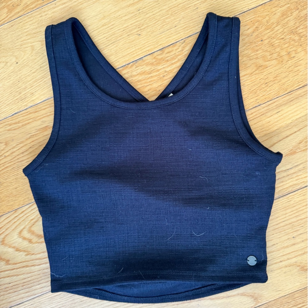 Roxy Black Crop Top
